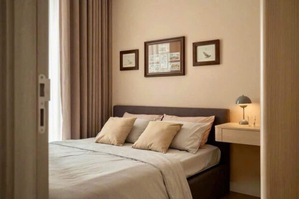 Thi Công Nội Thất Chung Cư 2 Phòng Ngủ Hiện Đại– Diện Tích 75m² Tại Yên Hòa, Cầu Giấy 4 Phòng ngủ master thoáng, tiện nghi