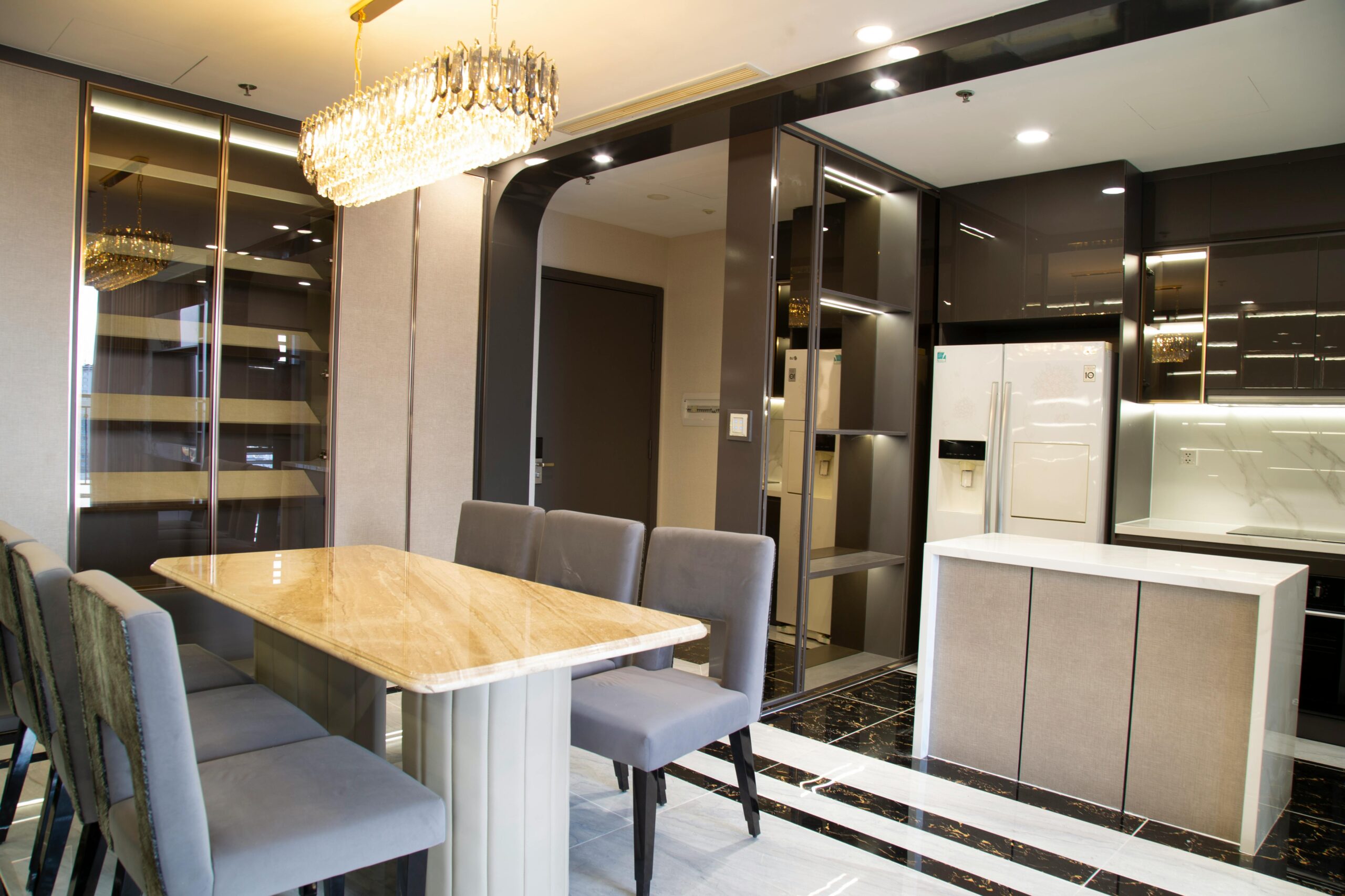 Thi công nội thất Vinhomes Skylake 3 phòng ngủ 133 m2 – Thiết kế hiện đại, sang trọng 17 Thi công nội thất chung cư Vinhome Skylake 3 phòng ngủ 133 m2
