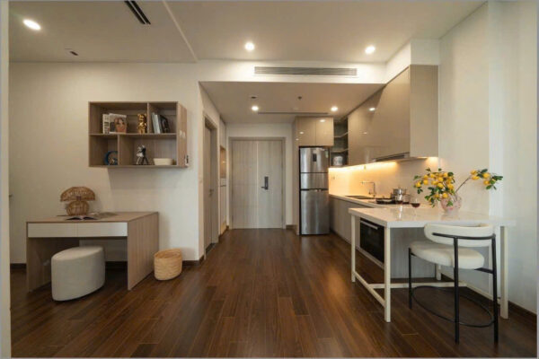 Thi Công Nội Thất Chung Cư 2 Phòng Ngủ Hiện Đại– Diện Tích 75m² Tại Yên Hòa, Cầu Giấy 5 Thiết kế đơn giản, đầy đủ tiện nghi