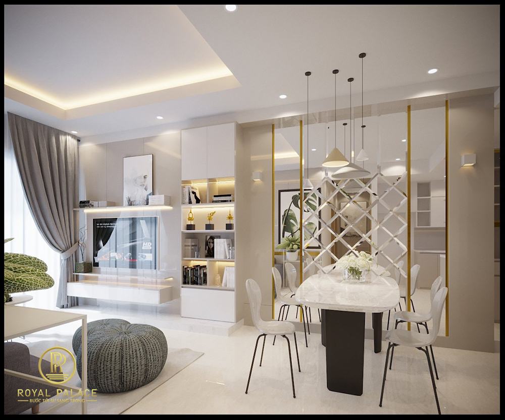 Tông quan nội thất phòng khách