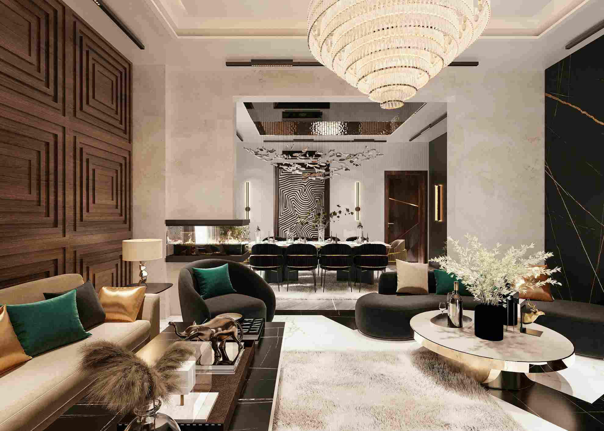 Thiết kế nội thất chung cư Lumi phong cách tân cổ điển