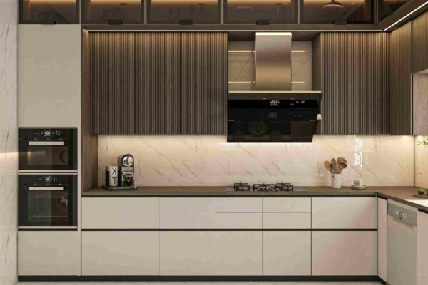Thiết kế nội thất chung cư Home City 105m2 3 phòng ngủ tại quận Cầu Giấy, Hà Nội – Phong cách Modern Luxury đẳng cấp 10 tong quan phong bep