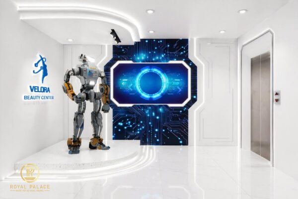Xu hướng thiết kế phòng khám phong cách Futuristic công nghệ