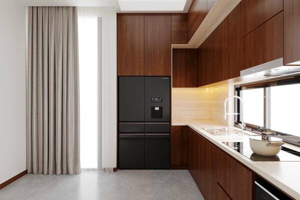 Thiết Kế Nội Thất Nhà Phố Hiện Đại, Sang Trọng Tại Thái Bình 9 Thiết Kế Nội thất nhà phố khu bếp2
