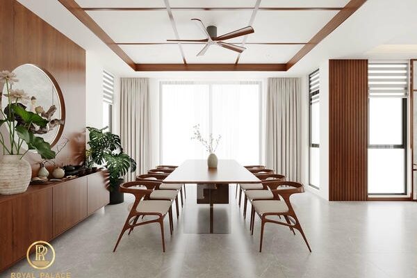 Thiết Kế Nội Thất Nhà Phố Hiện Đại, Sang Trọng Tại Thái Bình 7 Thiết Kế Nội thất nhà phố phòng ăn