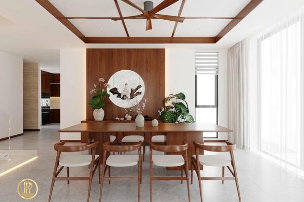 Thiết Kế Nội Thất Nhà Phố Hiện Đại, Sang Trọng Tại Thái Bình 6 Nội thất nhà phố phòng ăn 2