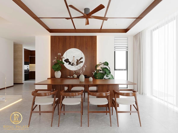 Thiết Kế Nội Thất Nhà Phố Hiện Đại, Sang Trọng Tại Thái Bình 20 Hình ảnh bàn ăn 2