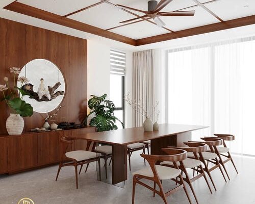 Thiết Kế Nội Thất Nhà Phố Hiện Đại, Sang Trọng Tại Thái Bình 5 Nội thất nhà phố phòng ăn 3