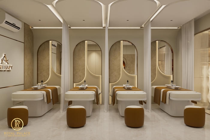 Thiết Kế Spa Anh Hapy Cơ Sở 2 – Không Gian Beauty Spa Hiện Đại, Sang Trọng 19 Thiết kế spa anh hapy khu vực chăm sóc 3