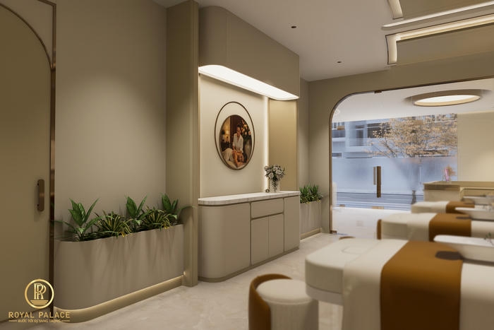 Thiết Kế Spa Anh Hapy Cơ Sở 2 – Không Gian Beauty Spa Hiện Đại, Sang Trọng 22 Thiết kế spa anh hapy khu vực chăm sóc 6