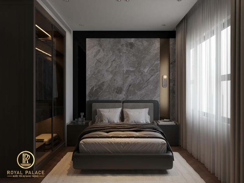 Thiết Kế Nội Thất Chung Cư Lumiere Vinsmart City 75m2 2 Phòng Ngủ 30 Phòng ngủ 1 chung cư Lumiere ảnh 1