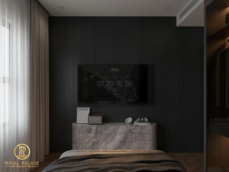 Thiết Kế Nội Thất Chung Cư Lumiere Vinsmart City 75m2 2 Phòng Ngủ 31 Phòng ngủ 1 chung cư Lumiere ảnh 2