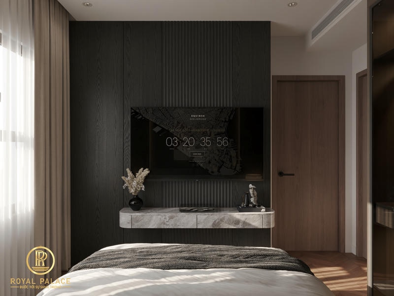 Thiết Kế Nội Thất Chung Cư Lumiere Vinsmart City 75m2 2 Phòng Ngủ 36 Phòng ngủ 2 chung cư Lumiere 75m2 ảnh 2
