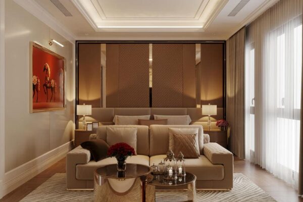 Tầng 2 Vinhome Cổ Loa phòng ngủ master ảnh 2