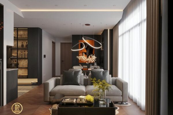 Thiết kế nội thất chung cư lumiere 75m2