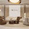 Thiết kế nội thất phòng khám Lavish Beauty khư vực chờ