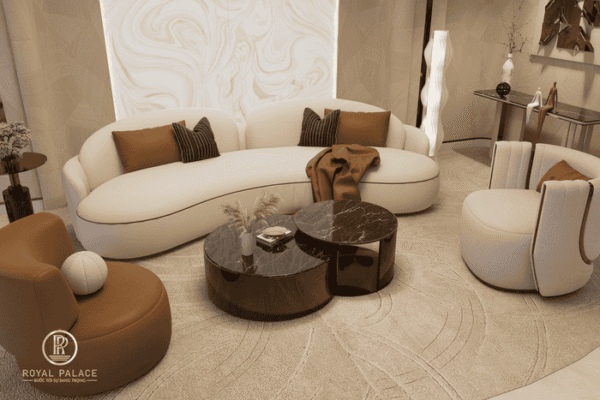 Thiết kế nội thất phòng khám Lavish Beauty khư vực chờ 3