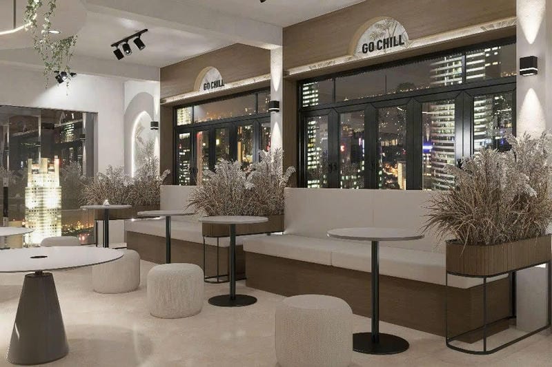 Thiết kế nội thất quán cafe Go Chill