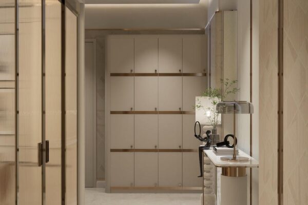 Thiết kế nội thất phòng khám Lavish Beauty khư vực hành lang