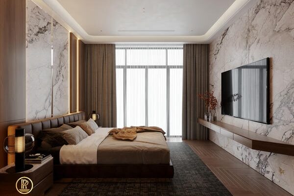 Phòng ngủ master của biệt thự sun urban city ảnh 4