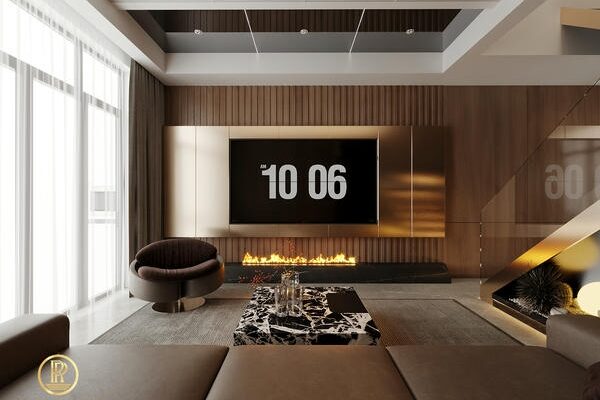 Thiết kế nội thất biệt thự Sun Urban City 56m2 phong cách hiện đại