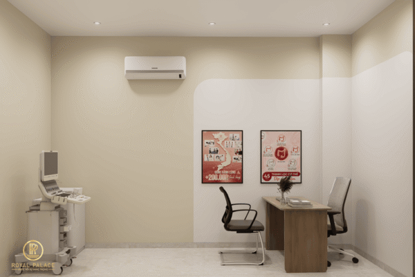 Thiết Kế Phòng Khám Chuyên Khoa Ngoại 212m² Tại Hoàng Hoa Thám, Hà Nội