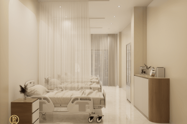 Thiết Kế Phòng Khám Chuyên Khoa Ngoại 212m² Tại Hoàng Hoa Thám, Hà Nội