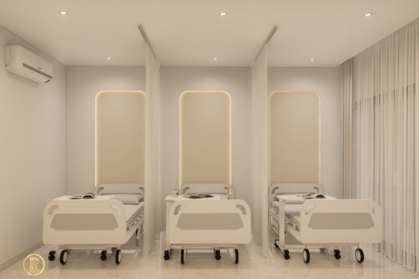Thiết Kế Phòng Khám Chuyên Khoa Ngoại 212m² Tại Hoàng Hoa Thám, Hà Nội