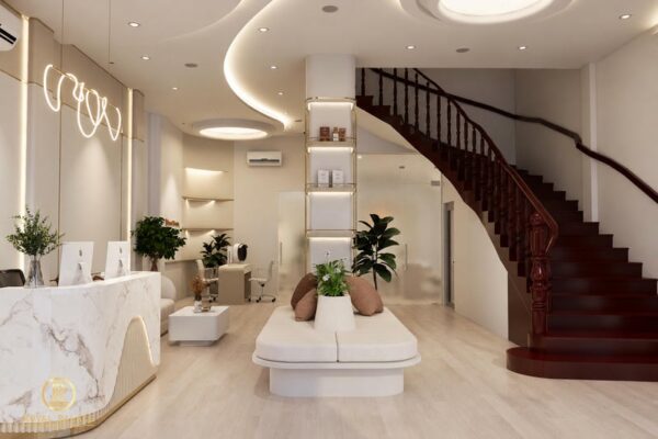 Thiết kế phòng khám da liễu 235m2 tại Hà Nội