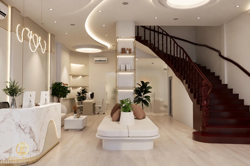 Thiết kế phòng khám da liễu 235m2 tại Hà Nội